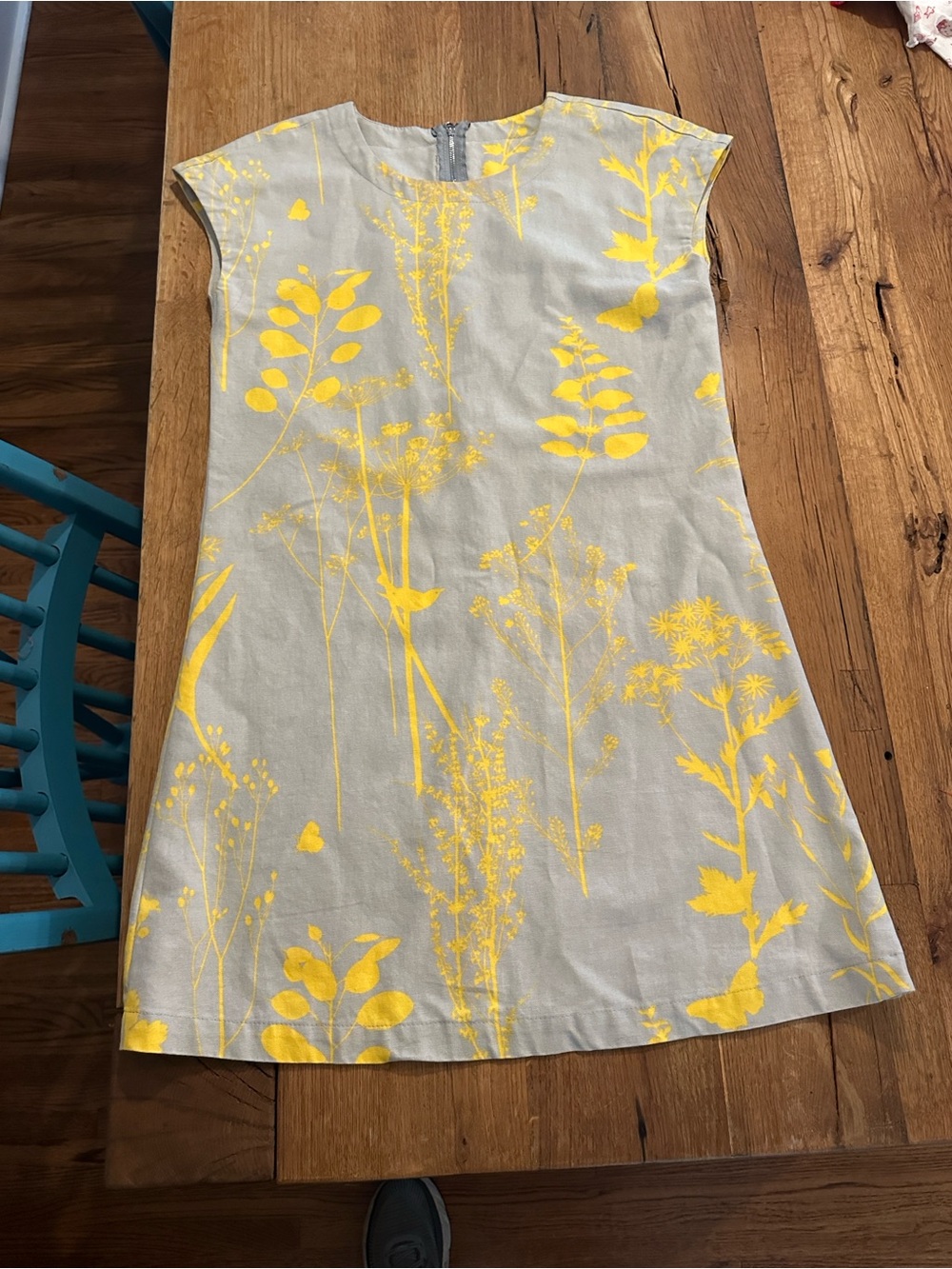 Cousin Earl cotton canvas midi floral dress